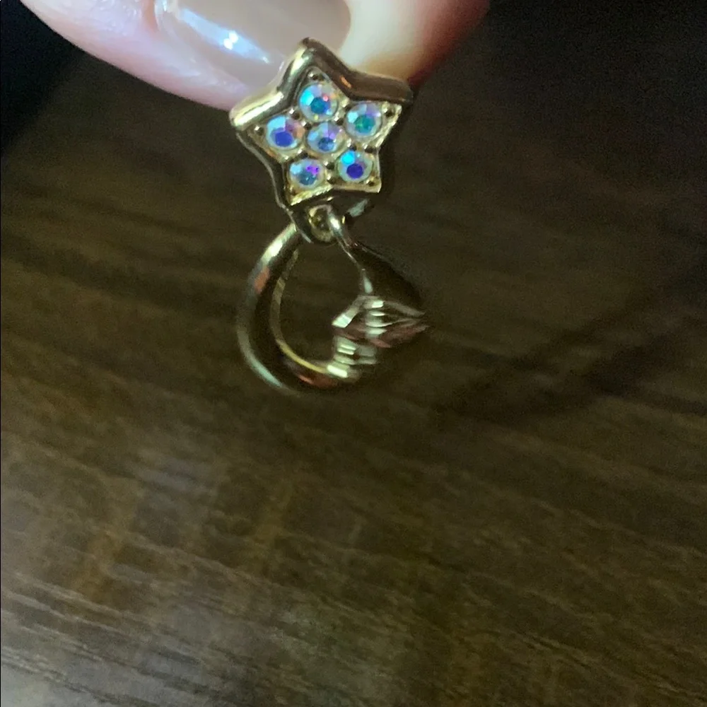 Vintage Kirk's Folly Moon & Star Earrings